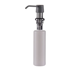 Дозатор для жидких моющих средств, врезной, цинк-пластик, серый AC-22P-Gray