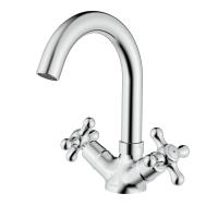 Смеситель Rossinka H02-64 для раковины с поворотным изливом