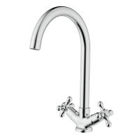 Смеситель Rossinka H02-76 для кухни с высоким поворотным изливом