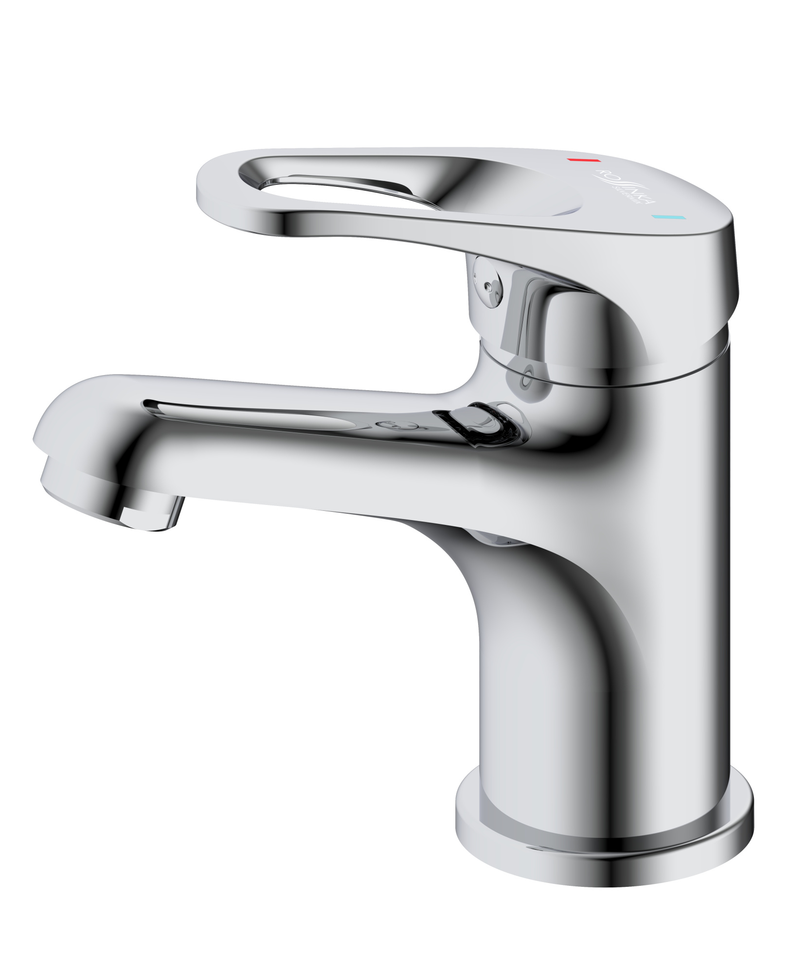 Смеситель Rossinka B35-13 для раковины монолитный