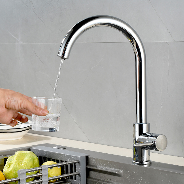 Смеситель Rossinka Z35-36 для кухни с подключением к фильтру питьевой воды