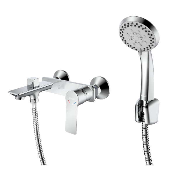 Смеситель Rossinka RS27-29 для ванны с монолитным изливом